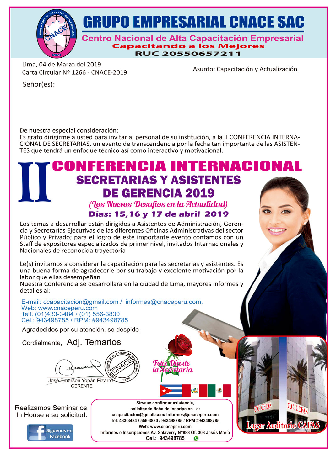 Carta de Presentación